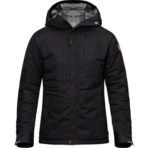 Fjallraven Men Skogsö Winter Jacket Black PH237313 Philippines